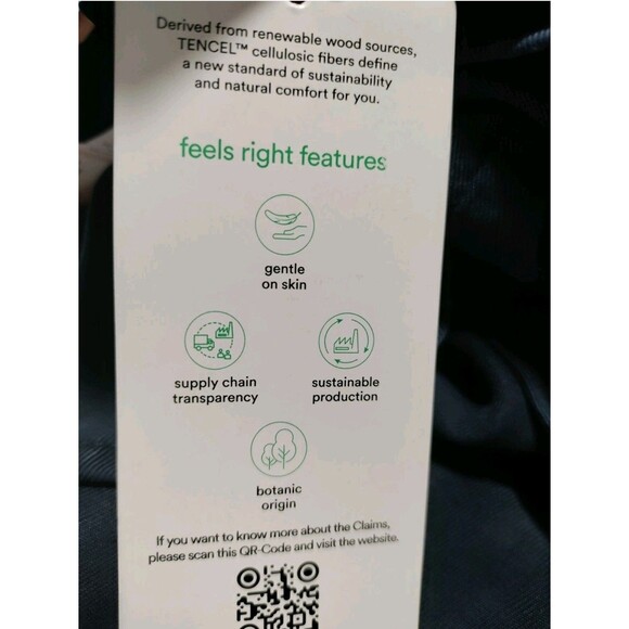 Teddi Rose Women's S Button Front Soft Tencel Midi Shirt Dress Belted Navy NWT - Picture 11 of 11